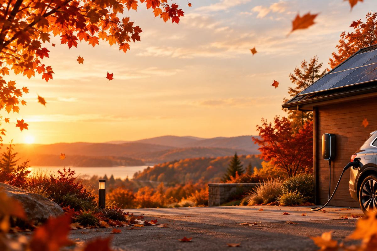 Bannière d'automne pour campagne promotionnelle