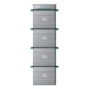 Quatre batteries Zendure AB2000X empilées en module vertical